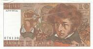 Frankreich 10 francs 10 Francs - Berlioz - 02-06-1977 - Serial W.298 -