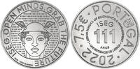 Portugal 2022 7.5 EUROS 2022 - 111 years of ISEG unz ( non circulé)