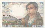 Frankreich 5 francs 5 Francs - Shepherd - 25-11-1943 - Serial C.77 -