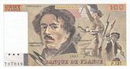 Frankreich  100 Francs - Delacroix - 1987 - Serial P.127 I / ST
