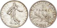 Frankreich 1 franc 1 Franc - Sower - 1914 - Silver -