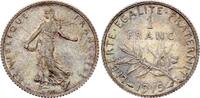 Frankreich 1 franc 1 Franc - Semeuse - 1915 - Silver -