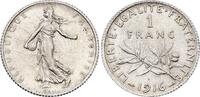 Frankreich 1 franc 1 Franc - Sower - 1916 - Silver -