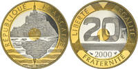 Frankreich 20 francs 20 Francs Mont Saint-Michel - 2000 - BU -