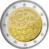 Andorra 2 euros 2 EUROS COMMEMORATIVE Andorra 2022 - 10 years of the agreement between Andorra and the EU -