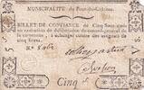 Frankreich 5 sous 5 sous - Puy de dôme - Municipality of Pont du château - 1792 -