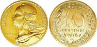 Frankreich  10 Centimes Marian - 1976 - UNC I / ST