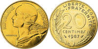 Frankreich  20 Centimes Marian - 1987 - From Box Set st