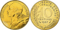 Frankreich  10 Centimes Marian - 1987 - From Box Set st