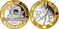 Frankreich 10 francs 10 francs Genius of the Bastille - 1991 - Proof -