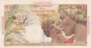 Guadeloupe 1000 francs 1000 Francs - French union - 1946 - Serial K.3 -