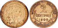 Frankreich 2 centimes 2 Centimes Liberty head - 1900 Scarce ! -
