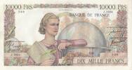 Frankreich 1950 10000 Francs - French genius - 30-11-1950 - Serial J.1024 II / VZ