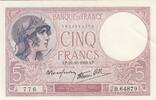 Frankreich 5 francs 5 Francs - Violet - 26-10-1939 - Serial B.64879 -