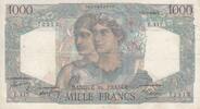 Frankreich 1948 1000 Francs - Minerva and Hercules - 05-05-1948 - Serial E.417 III / SS