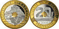 Frankreich Mint 20 francs 20 Francs Mont Saint Michel - 2000 Proof - from Proof set -