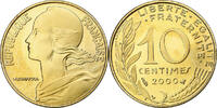 Frankreich  10 Centimes Marianne - 2000 Proof - from Proof set BE ( belle épreuve)