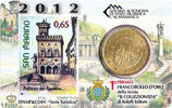 San Marino 50 centimes 2 Euros 2018 - Coincard n°02 + Stamp -