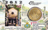 San Marino 50 centimes 2 Euros 2018 - Coincard n°02 + Stamp -