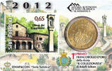San Marino 50 centimes 2 Euros 2018 - Coincard n°02 + Stamp -