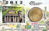 San Marino 50 centimes 2 Euros 2018 - Coincard n°02 + Stamp -
