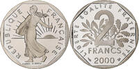 Frankreich  2 Francs Sower - 2000 Proof - from Proof set BE ( belle épreuve)