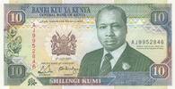 Kenia 10 shillings 100 Shillings - Daniel Toroitich Arap Moi - 01-07-1990 - Serial AJ -