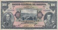 Bolivien 100 bolivianos 100 Bolivianos - S. Bolivar - J. de Sucre - 20-07-1928 - Serial F -