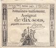 Frankreich 10 sous 10 Sous - Women with Liberty cap on pole - 23-05-1793 - Sign. Guyon - Série 943 -
