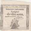 Frankreich 10 sous 10 Sous - Women with Liberty cap on pole - 23-05-1793 - Sign. Guyon - Série 943 -