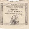 Frankreich 1793 10 Sous - Women with Liberty cap on pole - 23-05-1793 - Sign. Guyon - Série 943 II / VZ