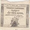 Frankreich 10 sous 10 Sous - Women with Liberty cap on pole - 23-05-1793 - Sign. Guyon - Série 943 - Numéro 14 -