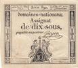 Frankreich 10 sous 10 Sous - Women with Liberty cap on pole - 23-05-1793 - Sign. Guyon - Série 890 -