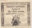 Frankreich 10 sous 10 Sous - Women with Liberty cap on pole - 23-05-1793 - Sign. Guyon - Série 890 -
