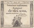 Frankreich 10 sous 10 Sous - Women - phygian cap - 23-05-1793 - Sign. Guyon - Série 781 -