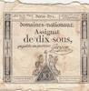 Frankreich 10 sous 10 Sous - Women - phygian cap - 23-05-1793 - Sign. Guyon - Série 871 -