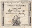 Frankreich 10 sous 10 Sous - Women - phygian cap - 23-05-1793 - Sign. Guyon - Série 871 -