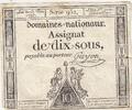 Frankreich 10 sous 10 Sous - Women - phygian cap - 23-05-1793 - Sign. Guyon - Série 952 -