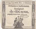 Frankreich 10 sous 10 Sous - Women - phygian cap - 23-05-1793 - Sign. Guyon - Série 958 -
