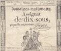 Frankreich 10 sous 10 Sous - Women - phygian cap - 23-05-1793 - Sign. Guyon - Série 907 -