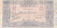 Frankreich 1000 francs 1000 Francs - Pink and blue - 05-03-1926 - Serial B.2171 -