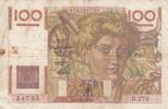Frankreich 1948 100 Francs - Young farmer - 02-12-1948 - Serial U.270 IV / S