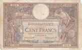 Frankreich 1918 100 Francs - Luc Olivier Merson - 19-07-1918 - Serial U.4890 IV / S