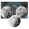 Andorra Blister 2 X 1 25 € ANDORRE 2021 - Pont de la Margineda et Narcisse des poètes -