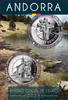 Andorra 2024 Blister 2 X 1.25 euro 2023 - Capercaillie and San Antoni de la Grella Bridge BU