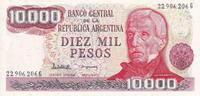 Argentinien 10000 pesos 50 Pesos - J. San Martin - El Palmar - 1976 - Letter G I / ST
