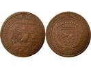 Frankreich 1 token Jeton Frankreich 1 token Kupfer Louis Charette 1675 T Nantes -