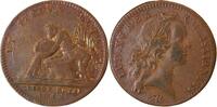 Frankreich 1 token Tresor Royal, Louis XV - Jeton Cuivre 1745 -