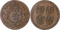 Frankreich 1 token Lyon, Consulat De Lyon, Les 4 Echevins - Jeton Bronze 1721 -
