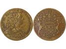 Frankreich 1 token States of Artois, Louis XV - Brass Token - Issue of 1726 -